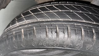 Used 2021 Renault Kwid 1.0L RXT(O) AMT Petrol Automatic tyres LEFT FRONT TYRE TREAD VIEW