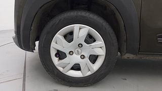 Used 2021 Renault Kwid 1.0L RXT(O) AMT Petrol Automatic tyres LEFT FRONT TYRE RIM VIEW