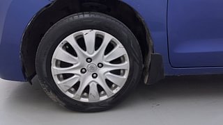 Used 2016 Maruti Suzuki Baleno [2015-2019] Alpha Petrol Petrol Manual tyres LEFT FRONT TYRE RIM VIEW
