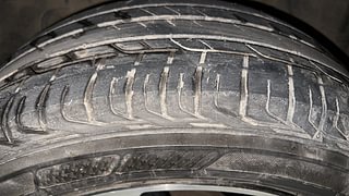 Used 2019 Tata Nexon [2017-2020] XZA Plus Dual Tone Roof AMT Petrol Petrol Automatic tyres LEFT FRONT TYRE TREAD VIEW