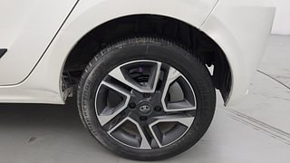 Used 2021 Tata Tiago XZA+ AMT Petrol Automatic tyres LEFT REAR TYRE RIM VIEW