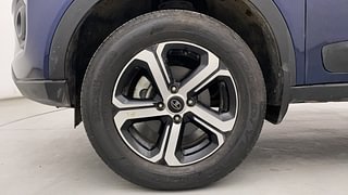 Used 2023 Tata Nexon XZ+ HS Petrol Dual Tone Petrol Manual tyres LEFT FRONT TYRE RIM VIEW