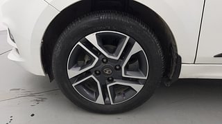 Used 2021 Tata Tiago XZA+ AMT Petrol Automatic tyres LEFT FRONT TYRE RIM VIEW