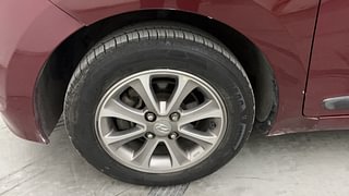 Used 2016 Hyundai Grand i10 Asta AT 1.2 Kappa VTVT Petrol Automatic tyres LEFT FRONT TYRE RIM VIEW