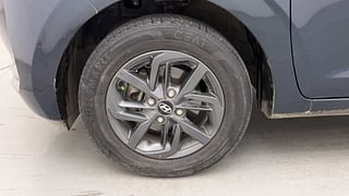 Used 2021 Hyundai Grand i10 Nios Sportz 1.2 Kappa VTVT Petrol Manual tyres LEFT FRONT TYRE RIM VIEW