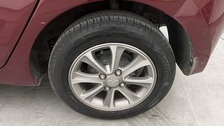 Used 2016 Hyundai Grand i10 Asta AT 1.2 Kappa VTVT Petrol Automatic tyres LEFT REAR TYRE RIM VIEW