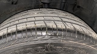 Used 2023 Tata Nexon XZ+ HS Petrol Dual Tone Petrol Manual tyres LEFT REAR TYRE TREAD VIEW
