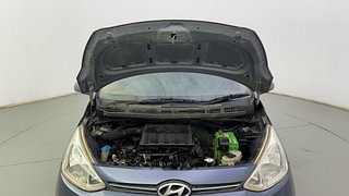 Used 2015 Hyundai Grand i10 Asta 1.2 Kappa VTVT Petrol Manual engine ENGINE & BONNET OPEN FRONT VIEW