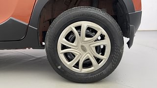 Used 2016 Mahindra KUV100 [2015-2017] K6 6 STR Petrol Manual tyres LEFT REAR TYRE RIM VIEW