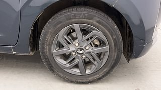 Used 2021 Hyundai Grand i10 Nios Sportz 1.2 Kappa VTVT Petrol Manual tyres RIGHT FRONT TYRE RIM VIEW