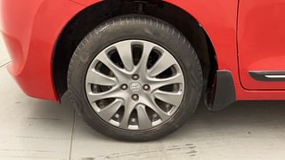 Used 2017 Maruti Suzuki Baleno [2015-2019] Alpha Petrol Petrol Manual tyres LEFT FRONT TYRE RIM VIEW