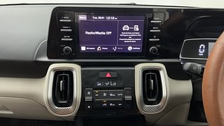 Used 2021 Kia Sonet HTX 1.0 iMT Petrol Manual interior MUSIC SYSTEM & AC CONTROL VIEW