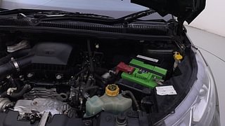 Used 2021 tata Nexon XZA Plus (O) AMT Petrol Automatic engine ENGINE LEFT SIDE HINGE & APRON VIEW
