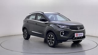 Used 2021 tata Nexon XZA Plus (O) AMT Petrol Automatic exterior RIGHT FRONT CORNER VIEW