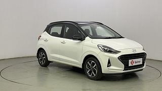 Used 2021 Hyundai Grand i10 Nios Sportz 1.2 Kappa VTVT Petrol Manual exterior RIGHT FRONT CORNER VIEW
