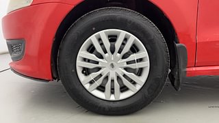 Used 2011 Volkswagen Polo [2010-2014] Trendline 1.2L (P) Petrol Manual tyres LEFT FRONT TYRE RIM VIEW