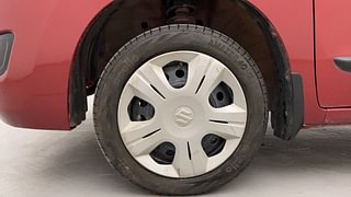 Used 2015 Maruti Suzuki Wagon R 1.0 [2010-2019] VXi Petrol Manual tyres LEFT FRONT TYRE RIM VIEW