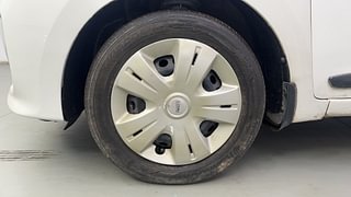 Used 2018 Hyundai Grand i10 [2017-2020] Magna 1.2 Kappa VTVT Petrol Manual tyres LEFT FRONT TYRE RIM VIEW