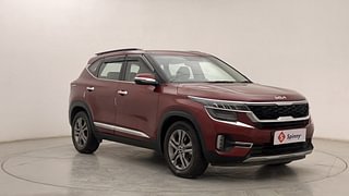 Used 2021 Kia Seltos HTX G Petrol Manual exterior RIGHT FRONT CORNER VIEW