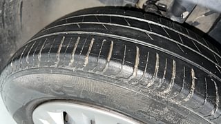 Used 2022 Tata Punch Adventure Rhythm Pack MT Petrol Manual tyres LEFT FRONT TYRE TREAD VIEW