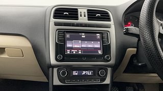 Used 2017 Volkswagen Polo [2014-2020] Highline 1.5 (D) Diesel Manual interior MUSIC SYSTEM & AC CONTROL VIEW