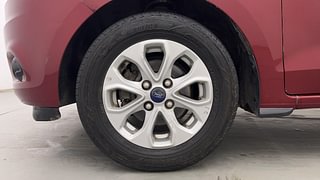 Used 2015 Ford Figo Aspire [2015-2019] Titanium1.5 TDCi Diesel Manual tyres LEFT FRONT TYRE RIM VIEW