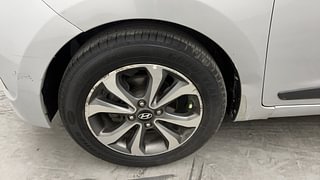 Used 2014 Hyundai Xcent SX 1.2 (O) Petrol Manual tyres LEFT FRONT TYRE RIM VIEW