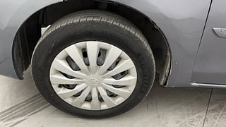 Used 2014 Toyota Etios [2010-2017] G Petrol Manual tyres LEFT FRONT TYRE RIM VIEW