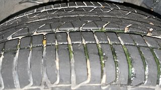 Used 2024 Tata Tiago XZA+ AMT Petrol Automatic tyres LEFT FRONT TYRE TREAD VIEW