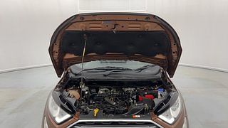 Used 2018 Ford EcoSport [2017-2020] Titanium + 1.5L Ti-VCT AT Petrol Automatic engine ENGINE & BONNET OPEN FRONT VIEW