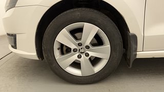 Used 2020 Skoda Rapid New [2020-2022] Ambition Petrol Petrol Manual tyres LEFT FRONT TYRE RIM VIEW