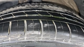 Used 2021 MG Motors Hector Plus Sharp 2.0 Diesel Turbo MT 6-STR Diesel Manual tyres LEFT FRONT TYRE TREAD VIEW