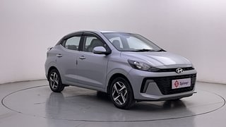 Used 2023 Hyundai Aura SX 1.2 Petrol Petrol Manual exterior RIGHT FRONT CORNER VIEW