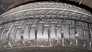 Used 2022 Hyundai New Santro 1.1 Sportz MT Petrol Manual tyres LEFT FRONT TYRE TREAD VIEW