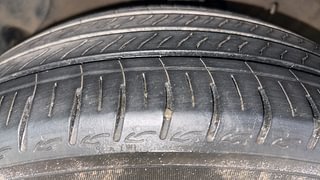 Used 2023 Hyundai Aura SX 1.2 Petrol Petrol Manual tyres LEFT FRONT TYRE TREAD VIEW