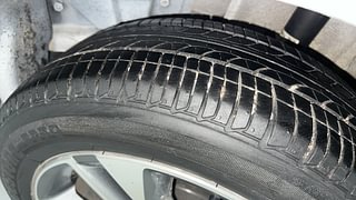 Used 2022 Tata Tigor Revotron XZ+ Petrol Manual tyres LEFT REAR TYRE TREAD VIEW