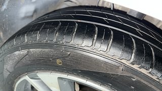 Used 2022 Tata Tigor Revotron XZ+ Petrol Manual tyres LEFT FRONT TYRE TREAD VIEW