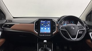 Used 2020 MG Motors Hector Plus Sharp 1.5 Petrol Turbo Hybrid MT 6-STR Petrol Manual interior DASHBOARD VIEW