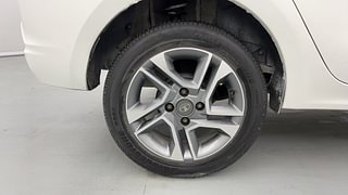 Used 2022 Tata Tigor Revotron XZ+ Petrol Manual tyres RIGHT REAR TYRE RIM VIEW