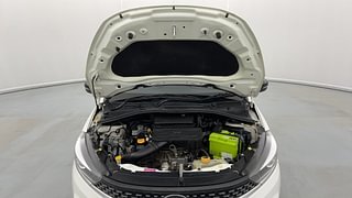 Used 2022 Tata Tigor Revotron XZ+ Petrol Manual engine ENGINE & BONNET OPEN FRONT VIEW
