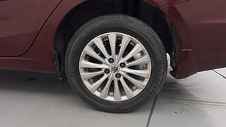 Used 2015 Maruti Suzuki Ciaz [2014-2017] ZXi AT Petrol Automatic tyres LEFT REAR TYRE RIM VIEW