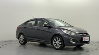 Used 2013 Hyundai Verna [2011-2015] Fluidic 1.6 VTVT SX Petrol Manual exterior RIGHT FRONT CORNER VIEW