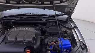 Used 2013 Volkswagen Polo [2010-2014] Highline 1.2 (D) Diesel Manual engine ENGINE LEFT SIDE HINGE & APRON VIEW