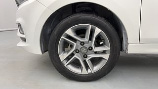Used 2022 Tata Tigor Revotron XZ+ Petrol Manual tyres LEFT FRONT TYRE RIM VIEW
