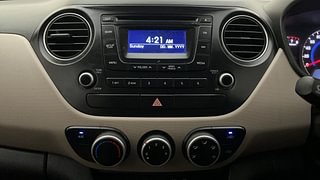 Used 2014 Hyundai Grand i10 Sportz 1.2 Kappa VTVT Petrol Manual interior MUSIC SYSTEM & AC CONTROL VIEW