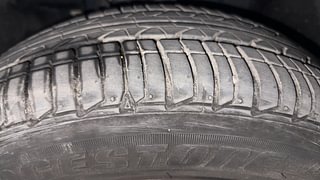 Used 2024 Tata Tiago XZA+ AMT Petrol Automatic tyres LEFT FRONT TYRE TREAD VIEW
