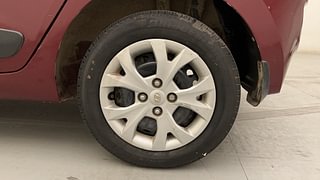 Used 2014 Hyundai Grand i10 Sportz 1.2 Kappa VTVT Petrol Manual tyres LEFT REAR TYRE RIM VIEW