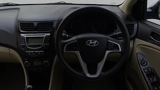 Used 2015 Hyundai Verna [2011-2015] Fluidic 1.6 VTVT SX Petrol Manual interior STEERING VIEW