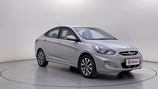 Used 2015 Hyundai Verna [2011-2015] Fluidic 1.6 VTVT SX Petrol Manual exterior RIGHT FRONT CORNER VIEW