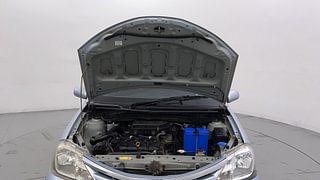 Used 2011 Toyota Etios [2010-2017] G Petrol Manual engine ENGINE & BONNET OPEN FRONT VIEW